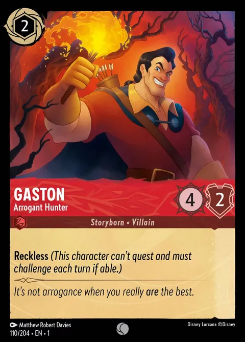 Gaston — Arrogant Hunter