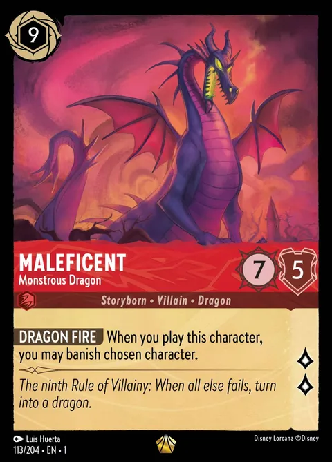 Maleficent — Monstrous Dragon