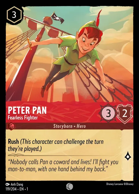 Peter Pan — Fearless Fighter