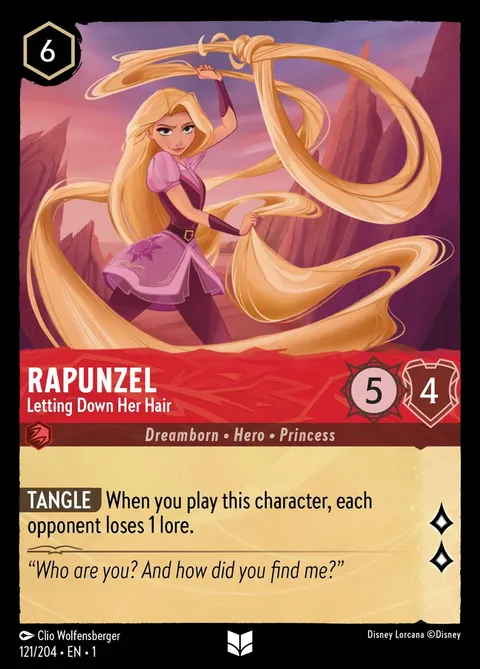 Rapunzel — Letting Down Her Hair