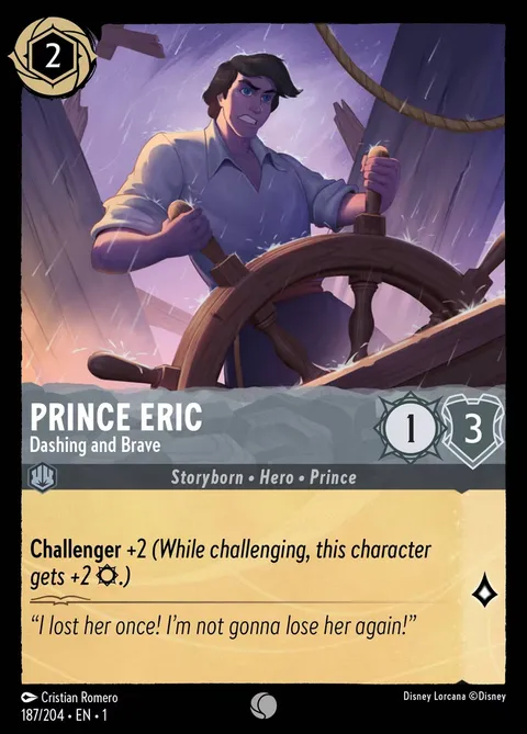 Prince Eric — Dashing and Brave