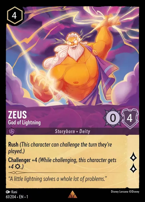Zeus — God of Lightning