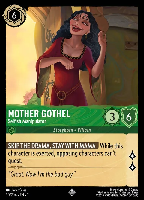 Mother Gothel — Selfish Manipulator
