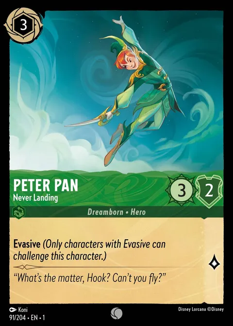 Peter Pan — Never Landing