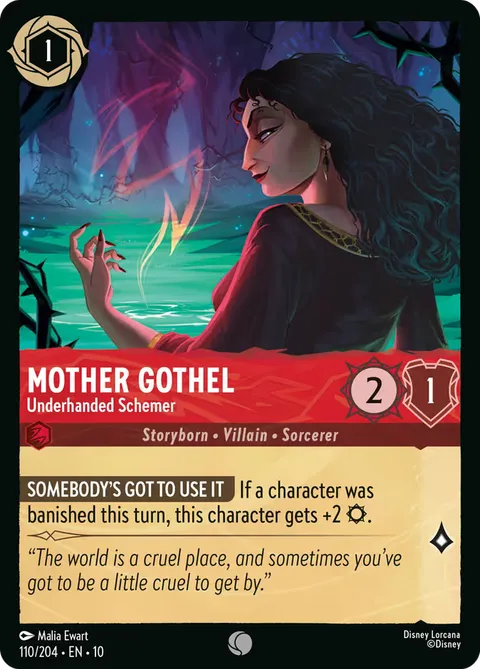 Mother Gothel — Underhanded Schemer