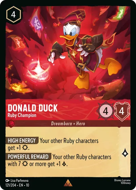 Donald Duck — Ruby Champion