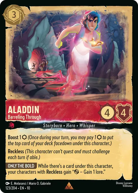 Aladdin — Barreling Through