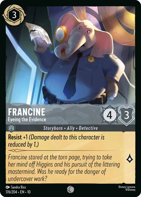 Francine — Eyeing the Evidence