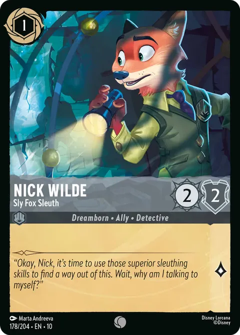 Nick Wilde — Sly Fox Sleuth