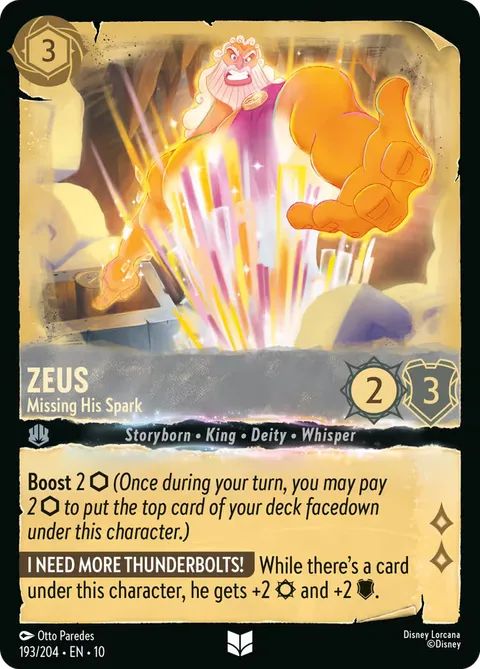 Zeus — Missing His Spark