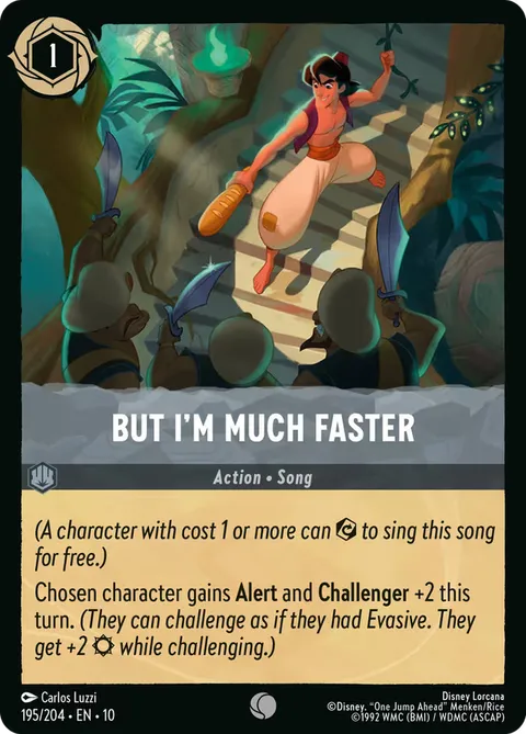 But I'm Much Faster
