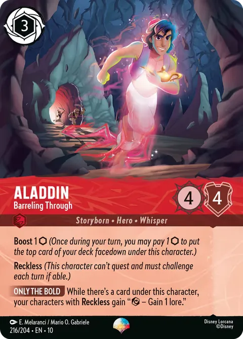 Aladdin — Barreling Through