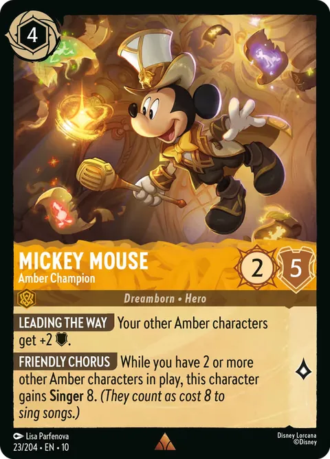 Mickey Mouse — Amber Champion