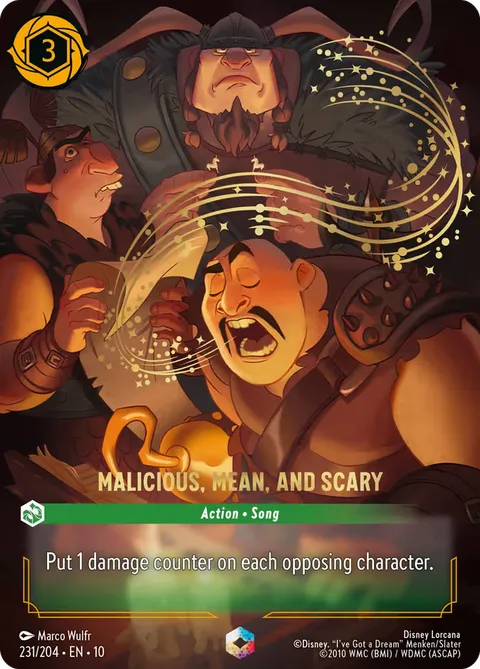 Malicious, Mean, and Scary