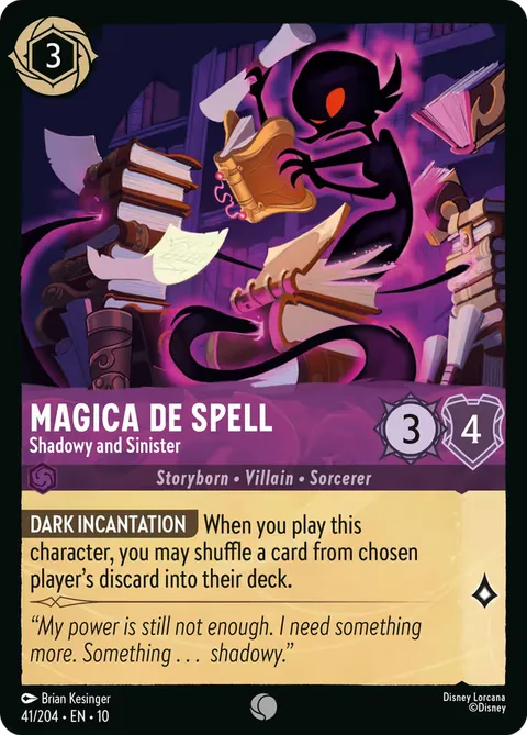 Magica De Spell — Shadowy and Sinister