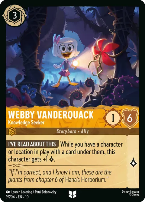 Webby Vanderquack — Knowledge Seeker