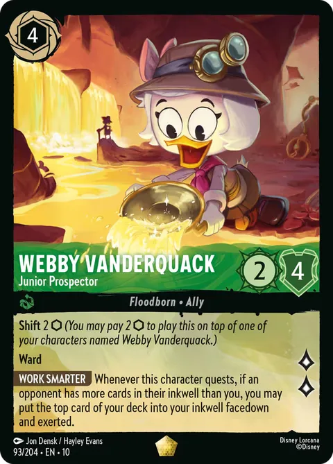 Webby Vanderquack — Junior Prospector