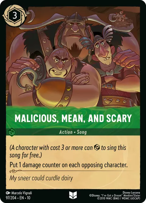 Malicious, Mean, and Scary