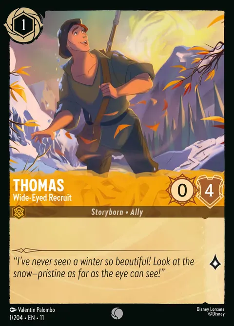 Thomas — Wide-Eyed Recruit