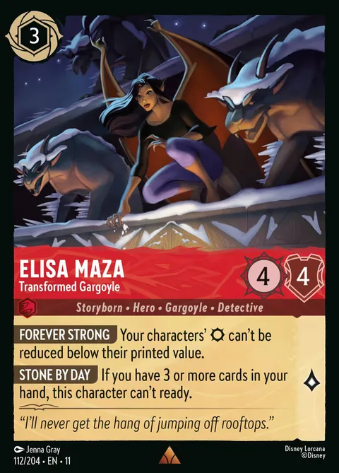 Elisa Maza — Transformed Gargoyle