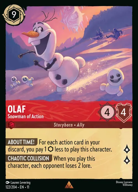 Olaf — Snowman of Action