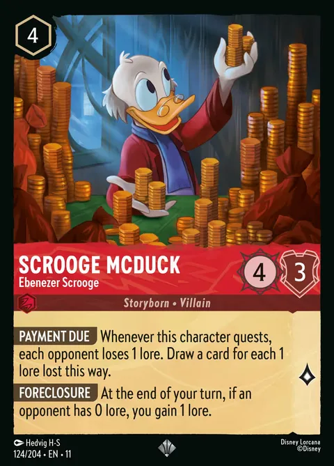 Scrooge McDuck — Ebenezer Scrooge