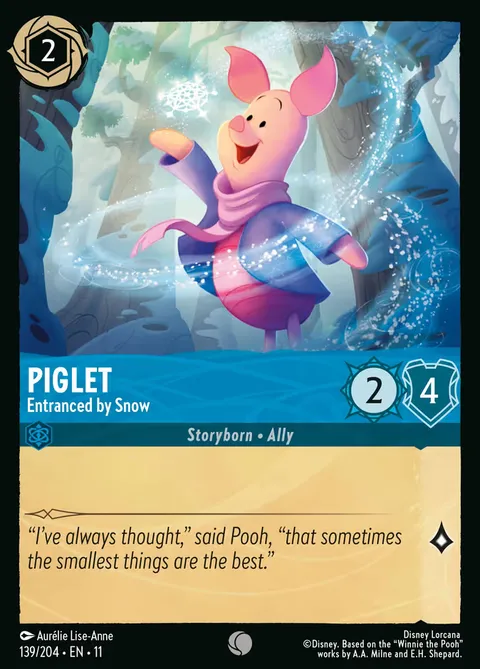 Piglet — Entranced by Snow