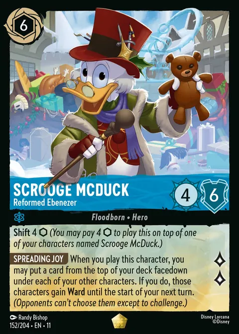 Scrooge McDuck — Reformed Ebenezer
