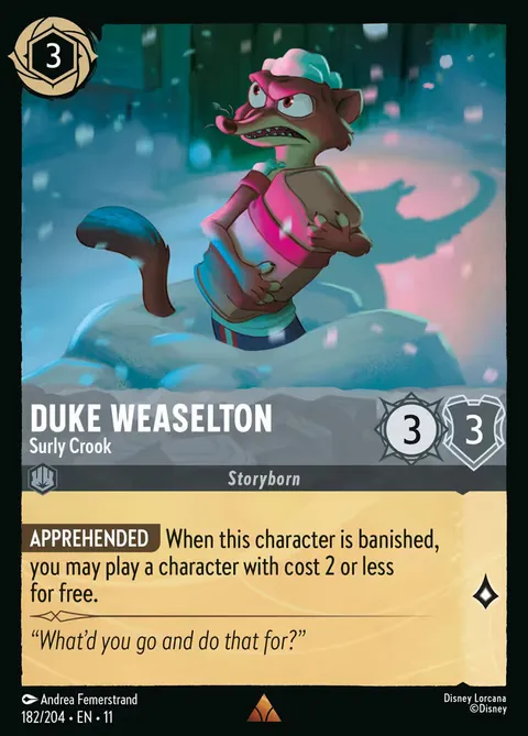 Duke Weaselton — Surly Crook