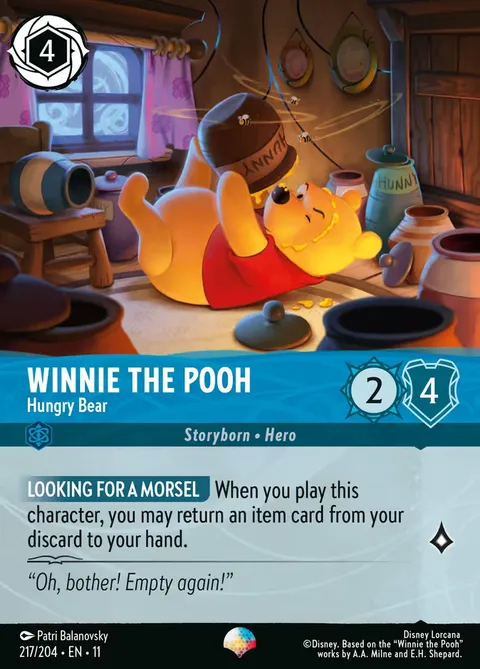 Winnie the Pooh — Hungry Bear