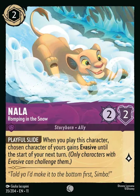 Nala — Romping in the Snow