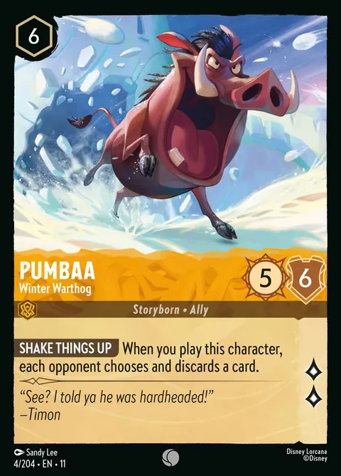 Pumbaa — Winter Warthog