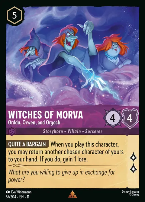 Witches of Morva — Orddu, Orwen, and Orgoch