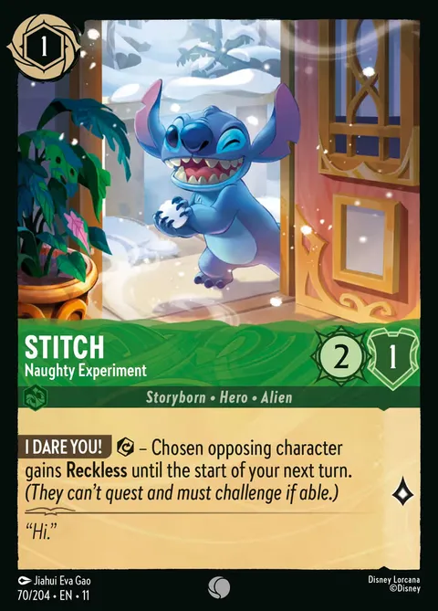 Stitch — Naughty Experiment