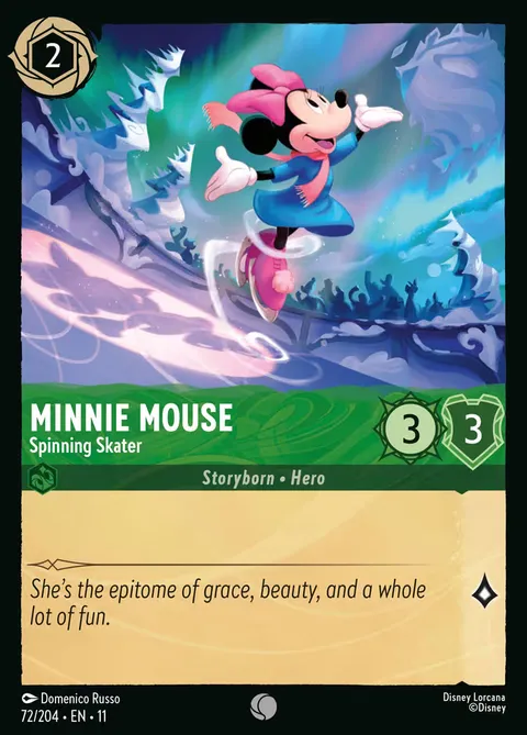 Minnie Mouse — Spinning Skater