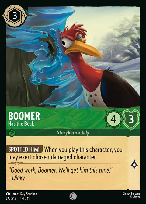 Boomer — Has the Beak