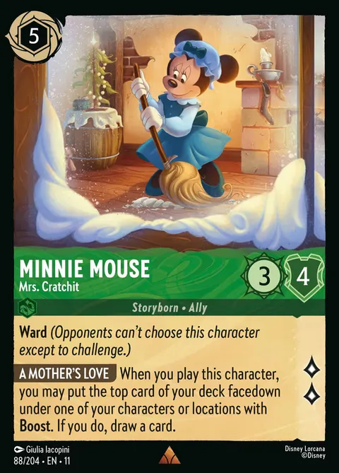 Minnie Mouse — Mrs. Cratchit