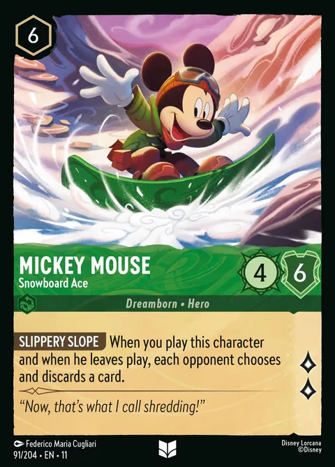 Mickey Mouse — Snowboard Ace