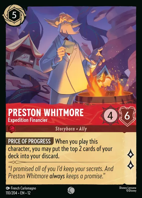 Preston Whitmore — Expedition Financier