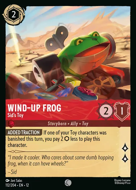 Wind-Up Frog — Sid's Toy