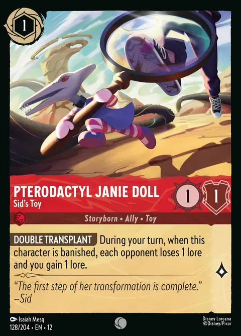 Pterodactyl Janie Doll — Sid's Toy