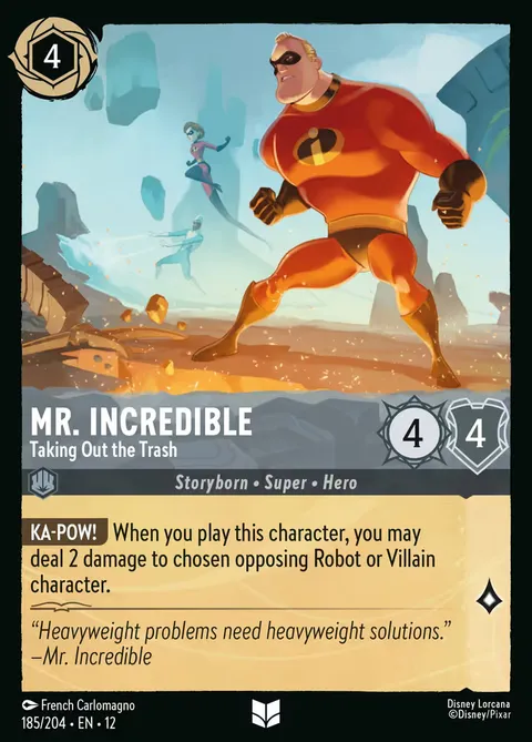 Mr. Incredible — Taking Out the Trash