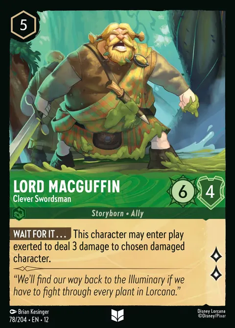 Lord MacGuffin — Clever Swordsman