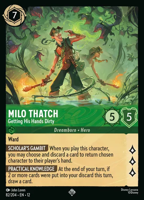 Milo Thatch — Getting His Hands Dirty