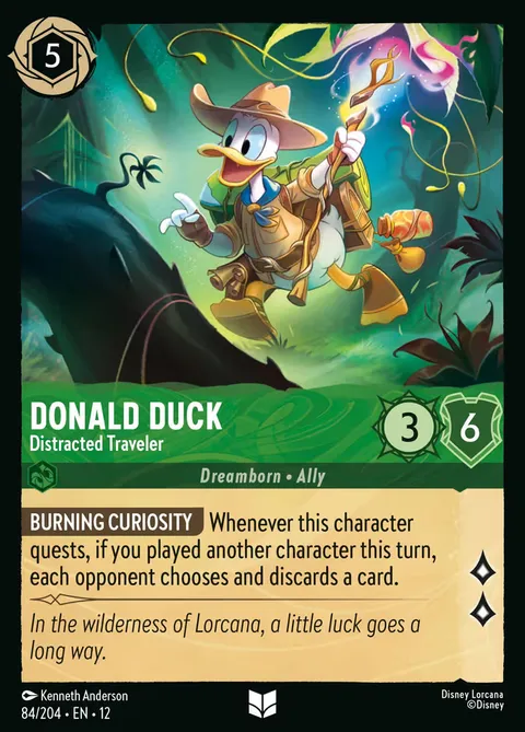 Donald Duck — Distracted Traveler