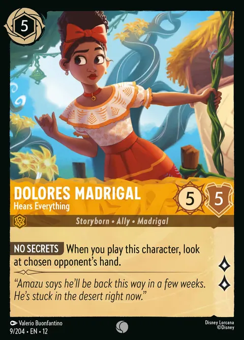 Dolores Madrigal — Hears Everything