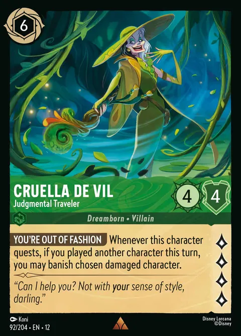 Cruella De Vil — Judgmental Traveler