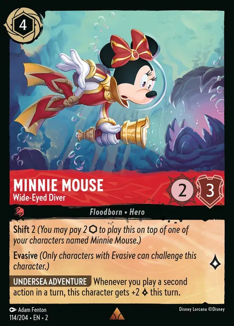 Minnie Mouse — Wide-Eyed Diver