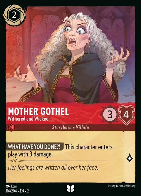Mother Gothel — Withered and Wicked