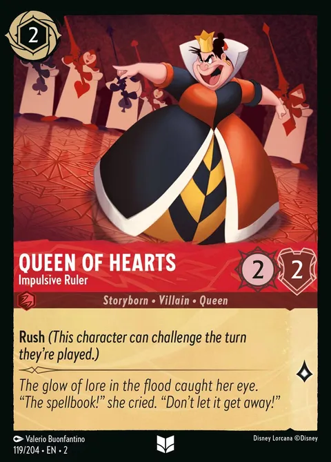 Queen of Hearts — Impulsive Ruler